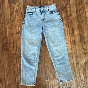 Banana Republic high rise straight jeans